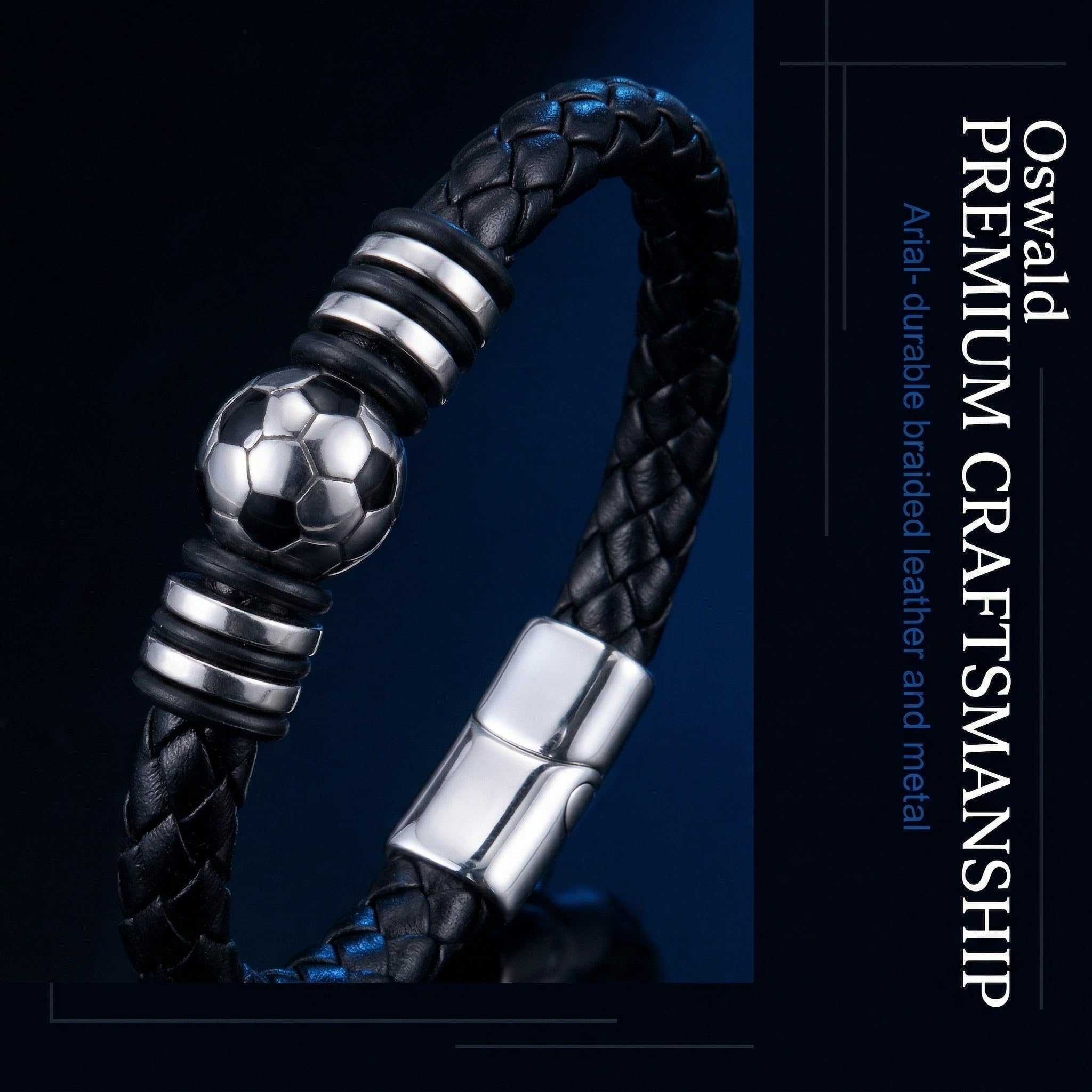 Pulsera de Fútbol para Niños 7.5 Pulgadas Regalo Original 8-12 Años