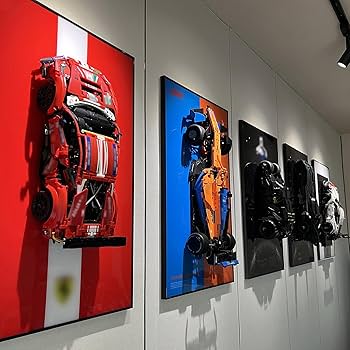 Amazon.com: iLuane Display Wallboard for Lego Technic Ferrari 488
