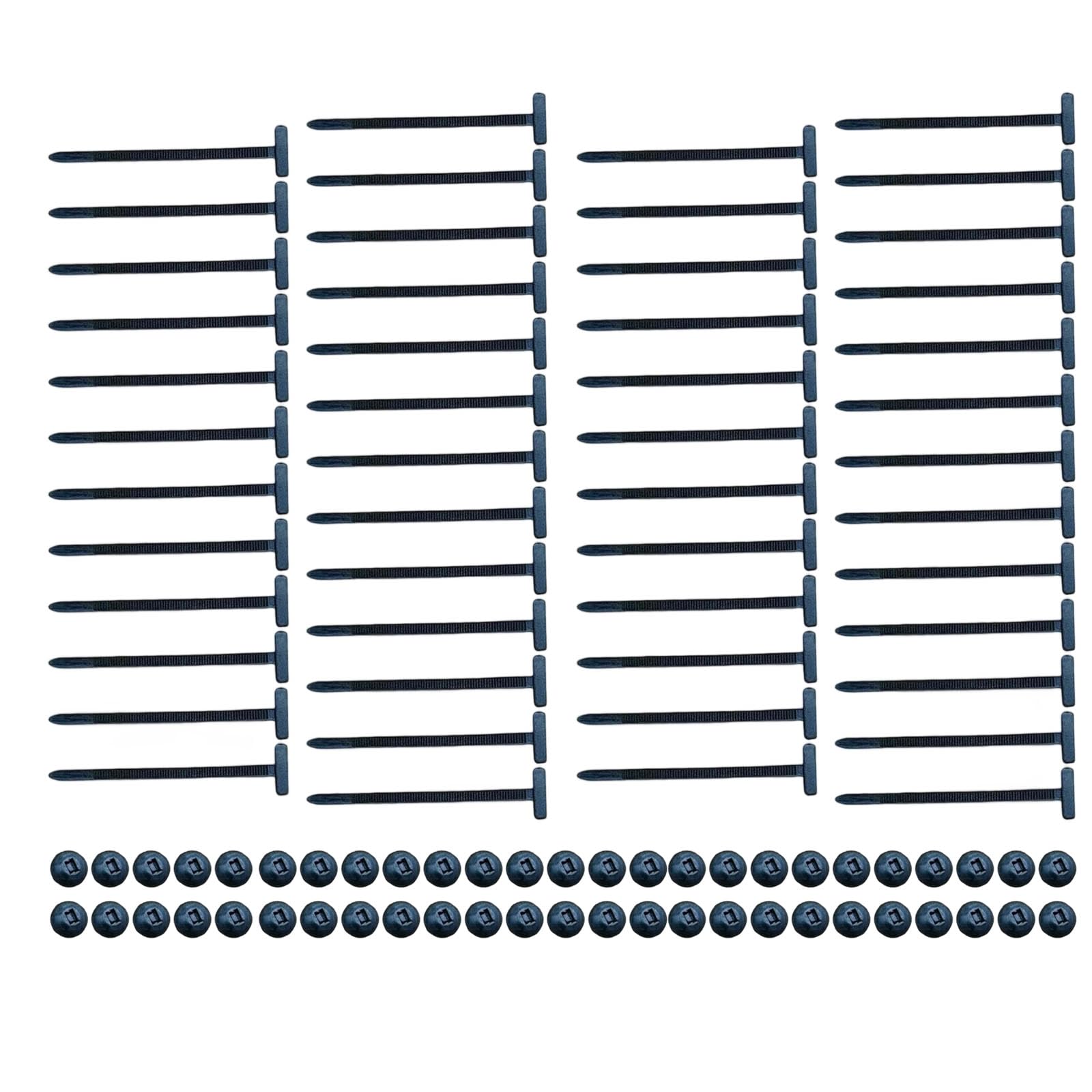 Hdoytxxm A 20/50/100Pcs Nylon Universals Cable Tie Buckle Ties Car Repair Locking Zip Ties Holder Tool For Car, Garage & Home Universals Tie Buckle