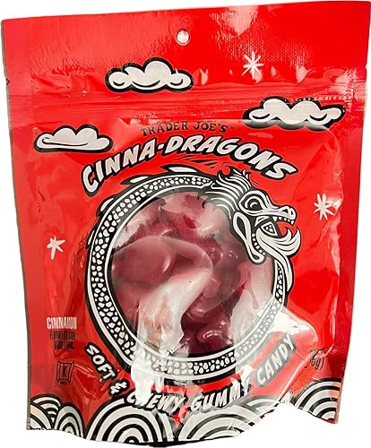 Miniatura 4 de Trader Joe's Cinna-Dragons - Caramelos de gomita picante suave y masticable sabor a canela (paquete de 3)