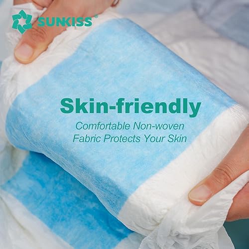 Miniatura 5 de SUNKISS TrustPlus - Pañales para adultos con máxima absorción, calzoncillos desechables para incontinencia con pestañas para hombres y mujeres,