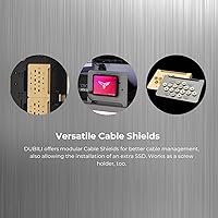 Vista 4 de InWin Dubili - Chasis para juegos de torre completa (serie iBuildiShare) con ventilador ARGB preinstalado x 4 (gris titanio)