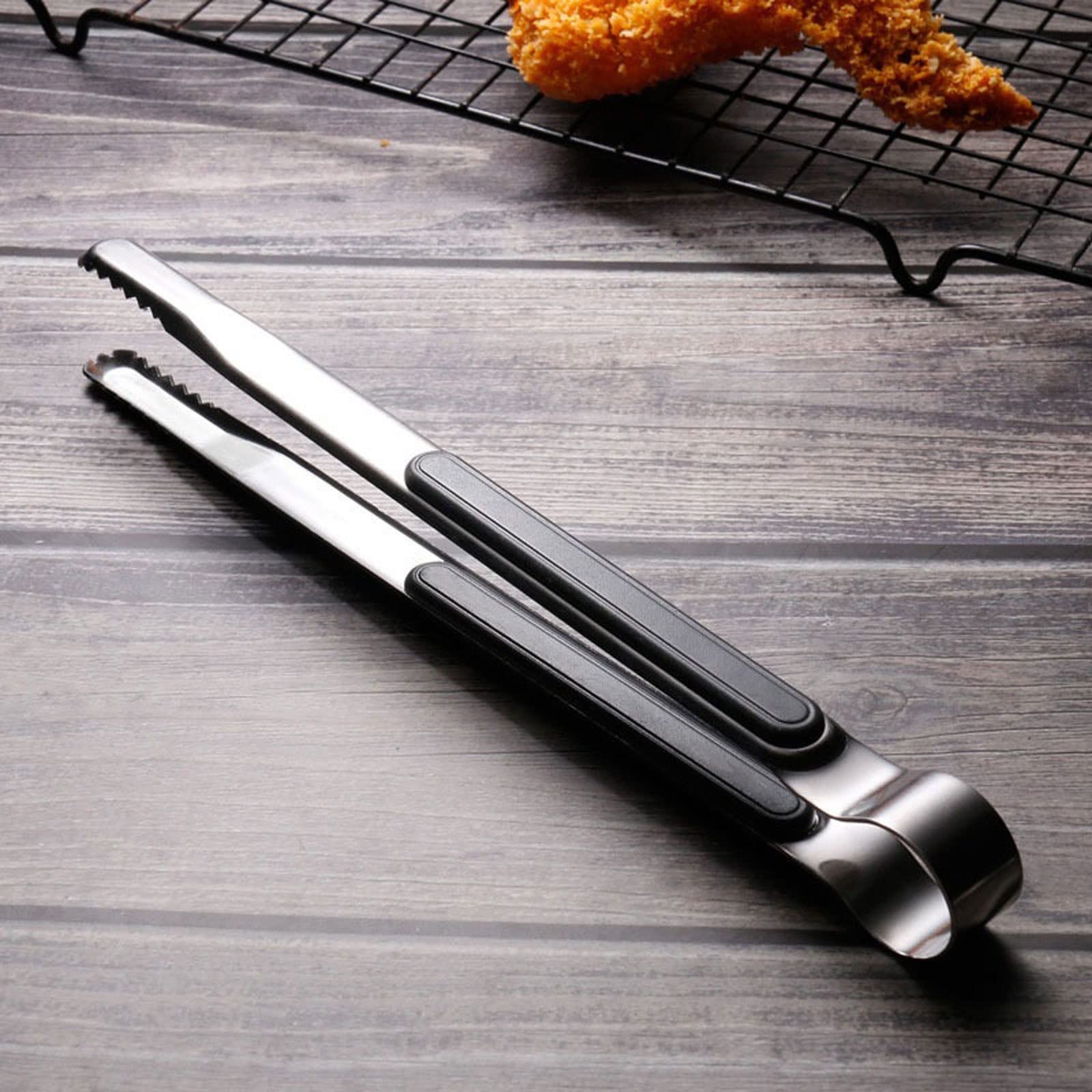 Mini Pinzas para Barbacoa de Acero Inoxidable, Pinzas funcionales para Pan, Carne, Alimentos, Herramientas, Accesorios de Cocina, Pinzas