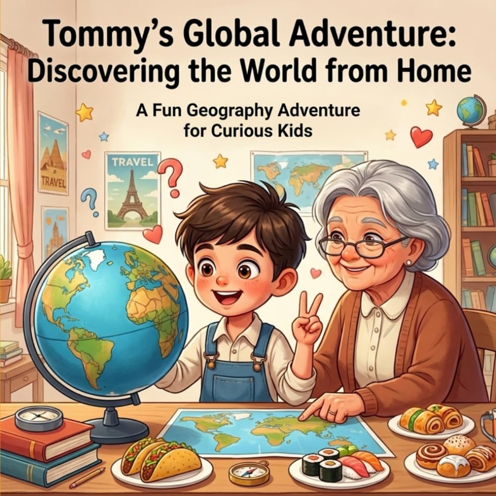 Tommy's Global Adventure: Discovering the World from Home: A Fun Geography Adventure for Curious Kids