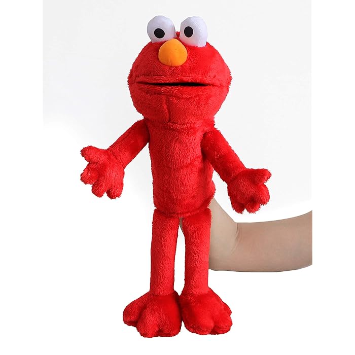 Buy illuOKey Elmo Hand Puppet, The Sesame Street TV Series Soft Stuffed