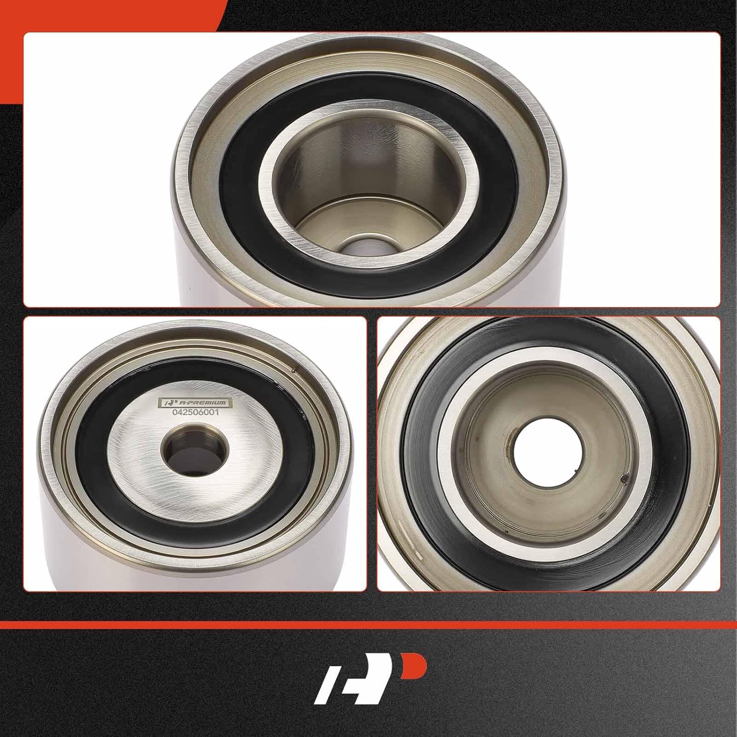 A-Premium Timing Belt Idler Pulley Compatible with Toyota Tundra 2000-2009, 4Runner 2003-2009, Sequoia 2001-2009, Land Cruiser 1998-2007 & Lexus SC400, SC430, GS400, GS430, GX470, LS400, LS430, LX470