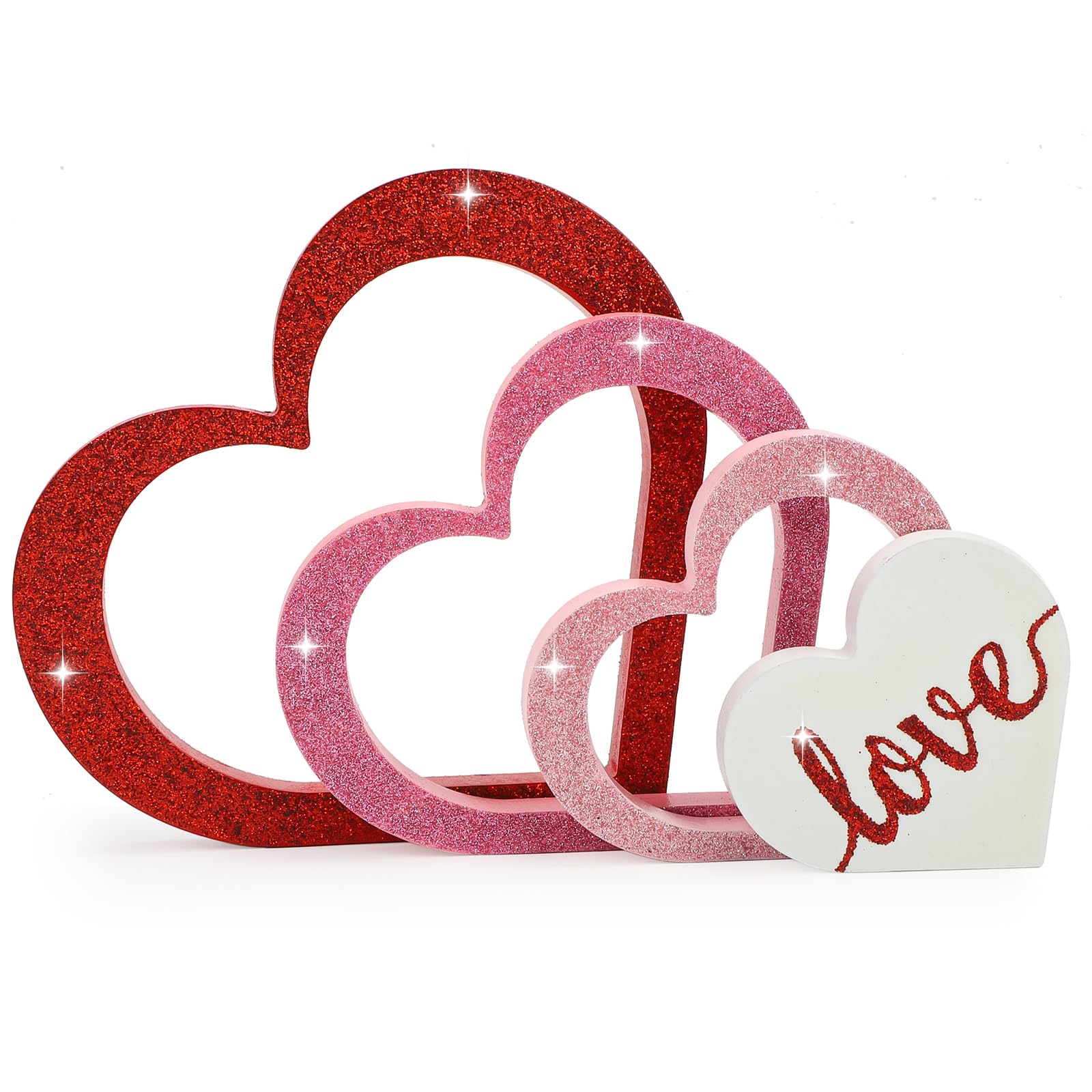 Locker.Ink | Create a Romantic Ambiance with These Must-Have Valentine Decorations COCHIE Glitter Hearts