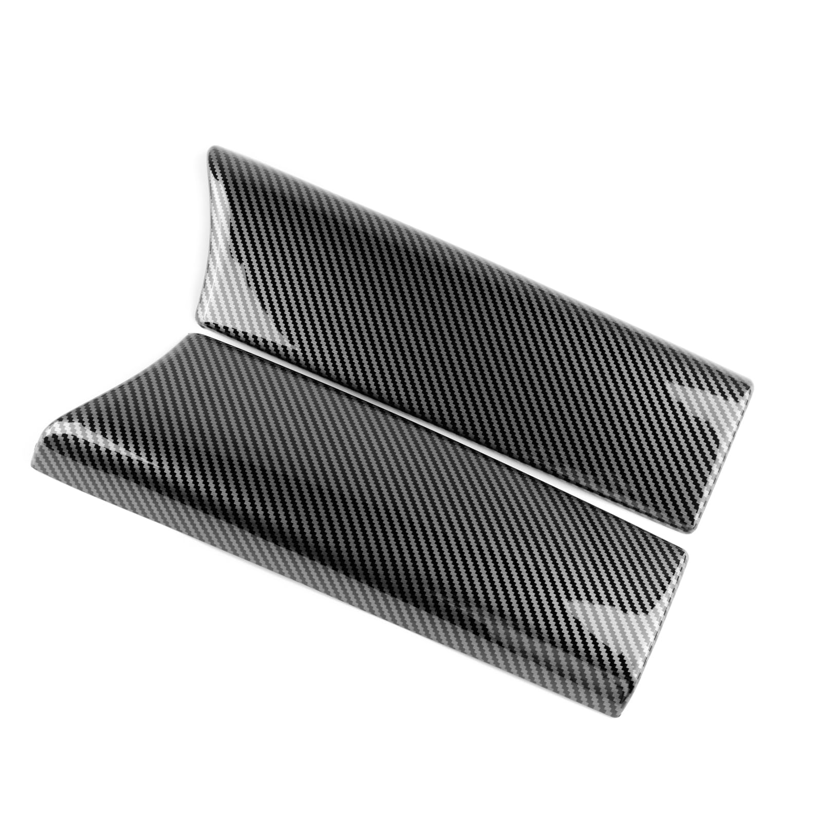 KUNGKIC Auto Armlehnen Box Abdeckung Mittelkonsole Beschützer Trim Aufkleber Innenraum Für Mercedes-benz C Klasse W205 GLC X253 2015-2021 Zubehör,ABS (Kohlefaser-Muster)
