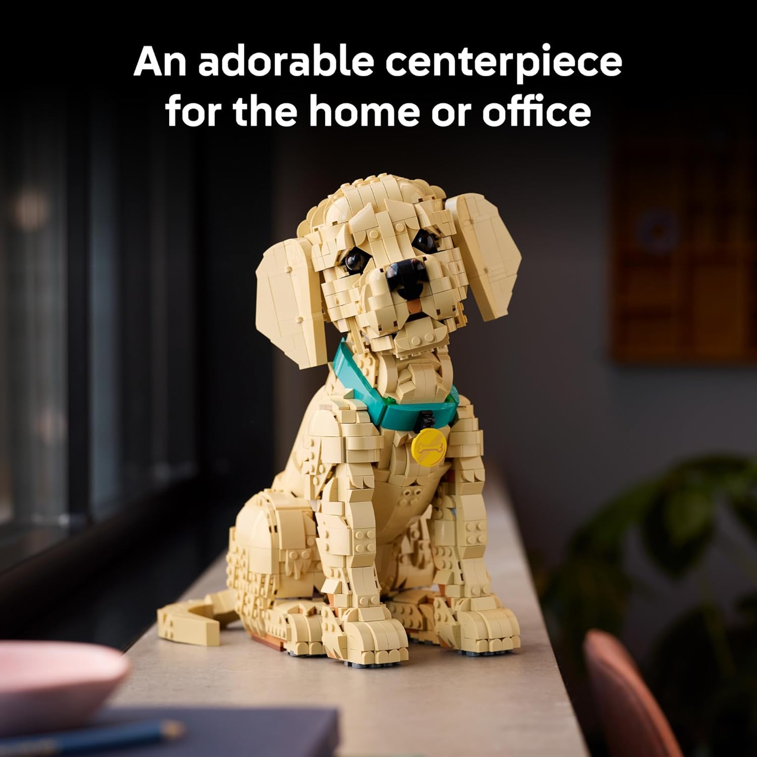LEGO Icons Golden Retriever Puppy Building Set for Adults, Ages 18+ - Decor for Home, Bedroom, or Book Shelf - Gifts for Women & Men - Posable Dog Figure - 11384 image 7