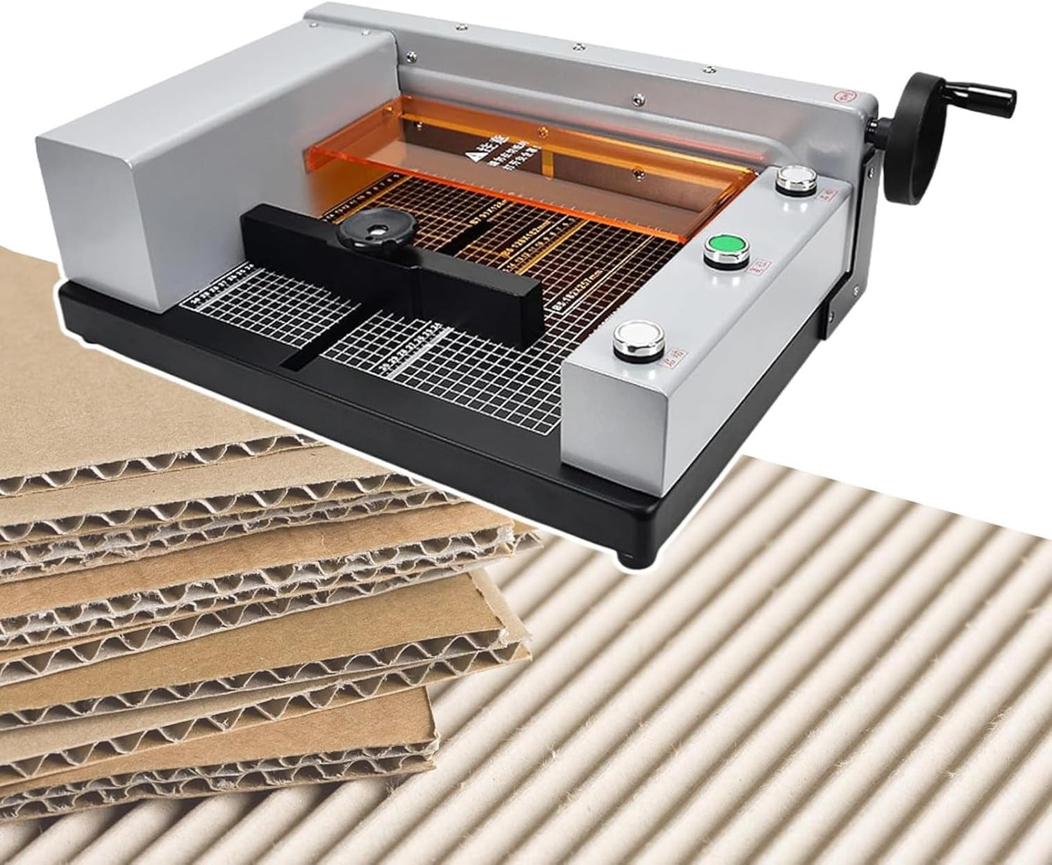 ZHJOPP Automatic Paper Cutting Machine - Electric Guillotine Trimmer with Gridlines for Home Office School, Efficient and Precise Paper Cutter