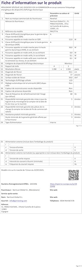 Monitor Táctil de 17 Pulgadas, Full HD, Pantalla Capacitiva miniatura 10