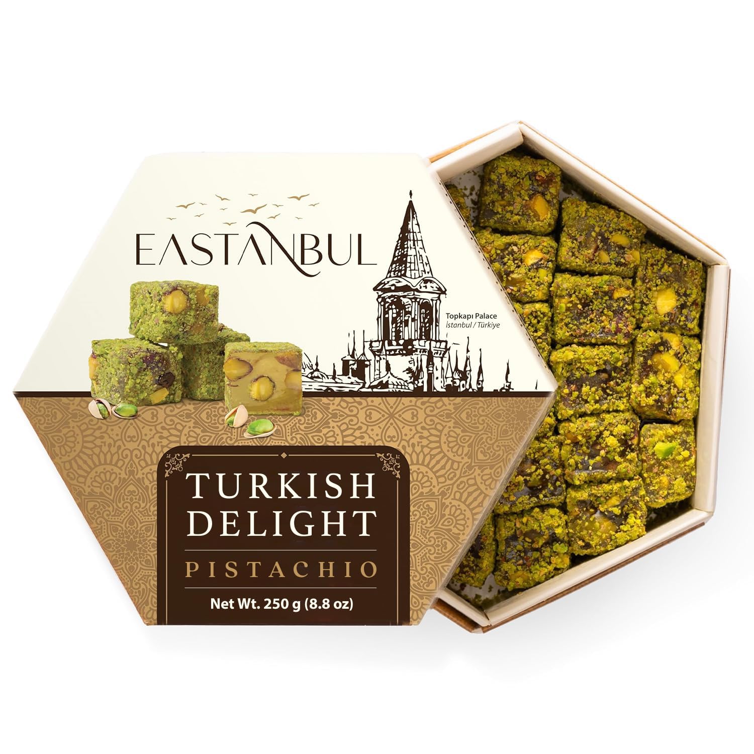 菓子 (2set) ikbal Turkish Delight Pistachio Amazon.com : Eastanbul Turkish Delight Pistachio, Turkish Delights