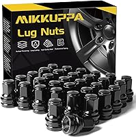 Vista 21 de MIKKUPPA 9/16-18 Tuercas de rueda OEM, reemplazo para tuercas de rueda Dodge Dakota 2005-2010, Durango 2004-2009, ruedas de fábrica Ram 1500