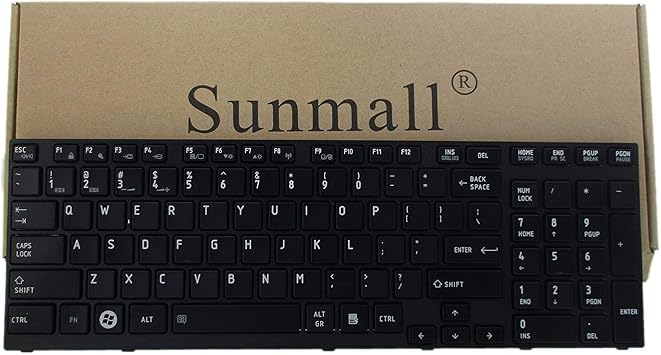 P755 Keyboard Replacement, Laptop Keyboard Replacement Compatible with Toshiba Satellite P750 P750D P755 p755-s5320 P770 P770D P775 p775-s7215 Series US Layout