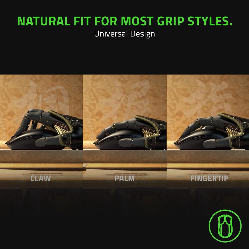 Razer Orochi V2 Wireless Gaming Mouse — Ultra Lightweight & Portable, Bluetooth & 2.4Ghz Wireless Connectivity, 18K DPI, Up to 950hrs Battery Life, Compatible with PC & Mac — Classic Black