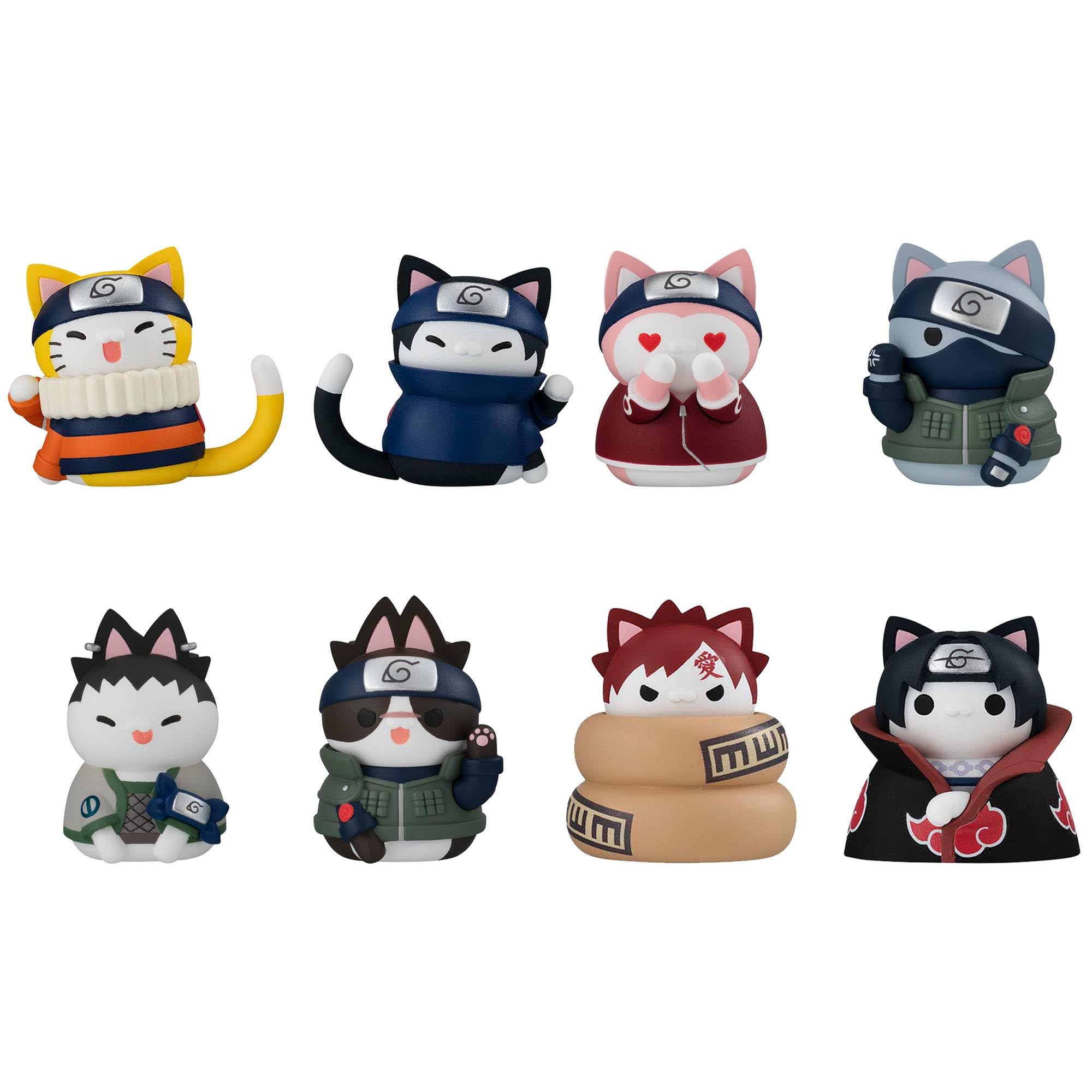 MEGA CAT PROJECT NARUTO-ナルト- ニャルト！ 木ノ葉の愉快なニャンコたち編REBOOT 8個入りBOX