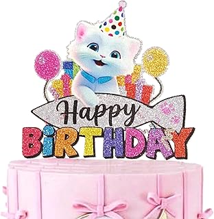 Kitty Birthday Cake Toppe