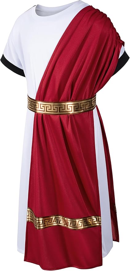 Disfraz Toga Romano Griego Infantil Cosplay miniatura 3
