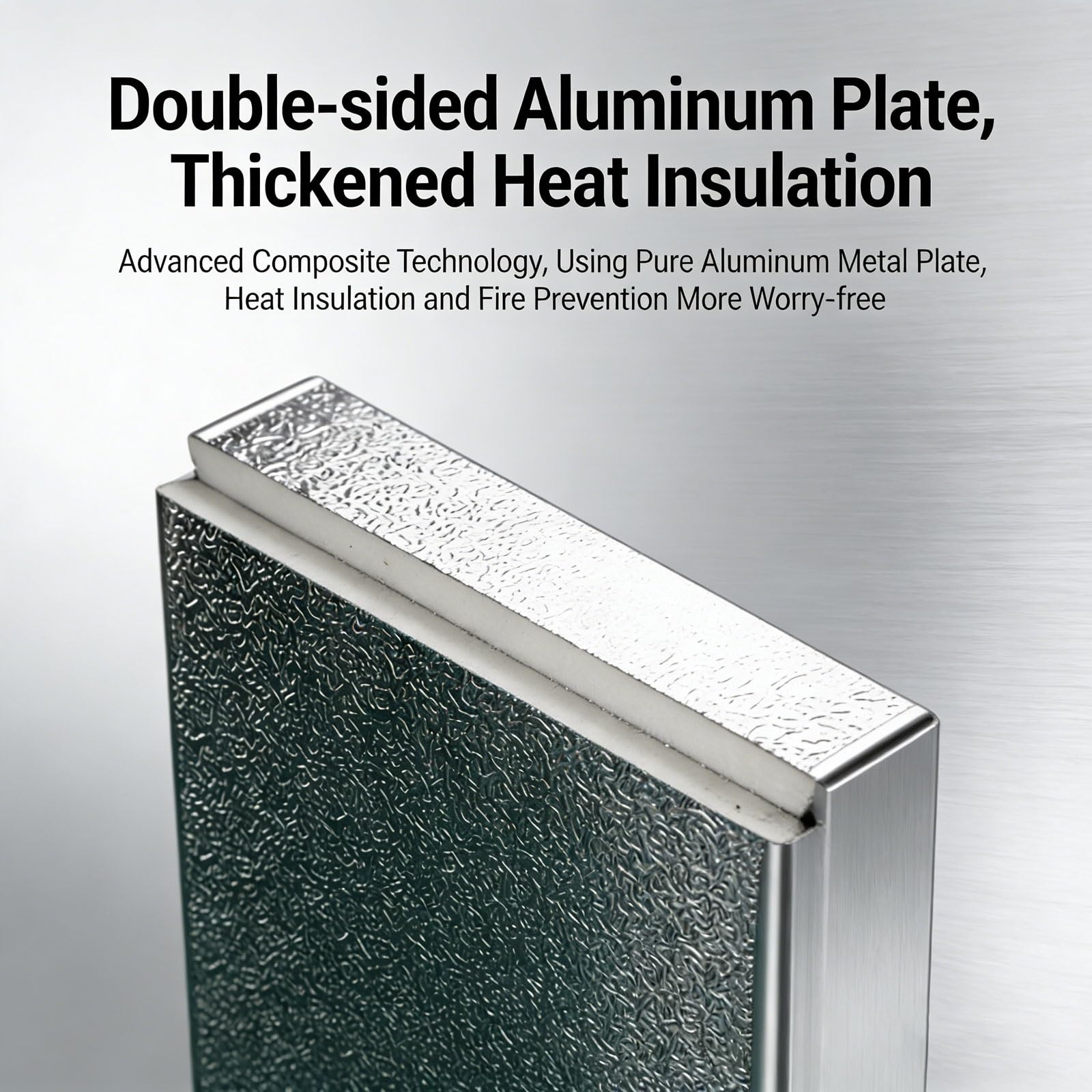 Tappetino Protettivo Termico Magnetico in Lamina di Alluminio per Cucina, 60x80 cm, per Forno, armadietti e Frigorifero. Tavoletta Anti-Calore per Cucinare e per Uso Domestico.