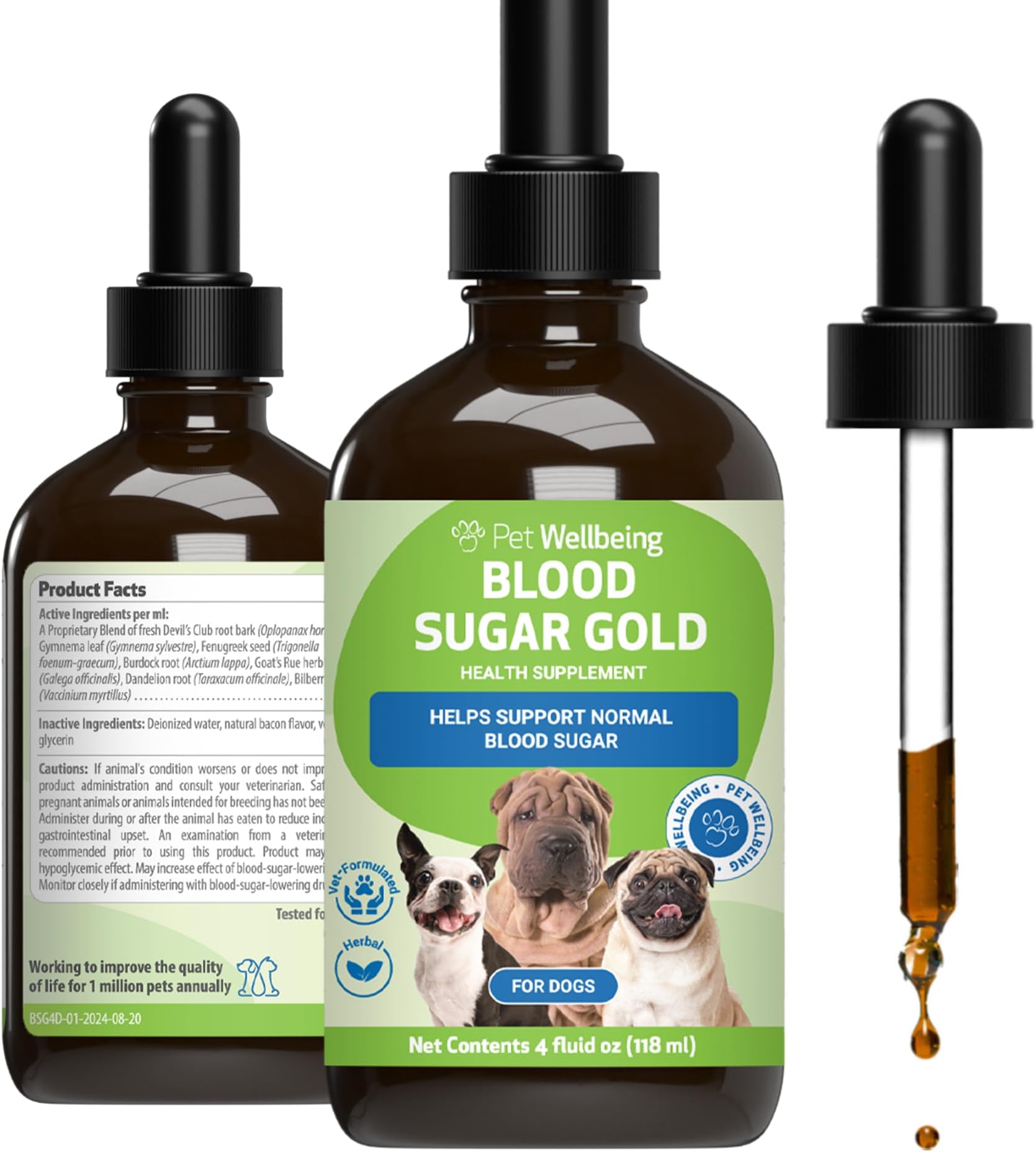 Blood Sugar Gold - Natural Support For Health Blood Sugar Levels In Dogs