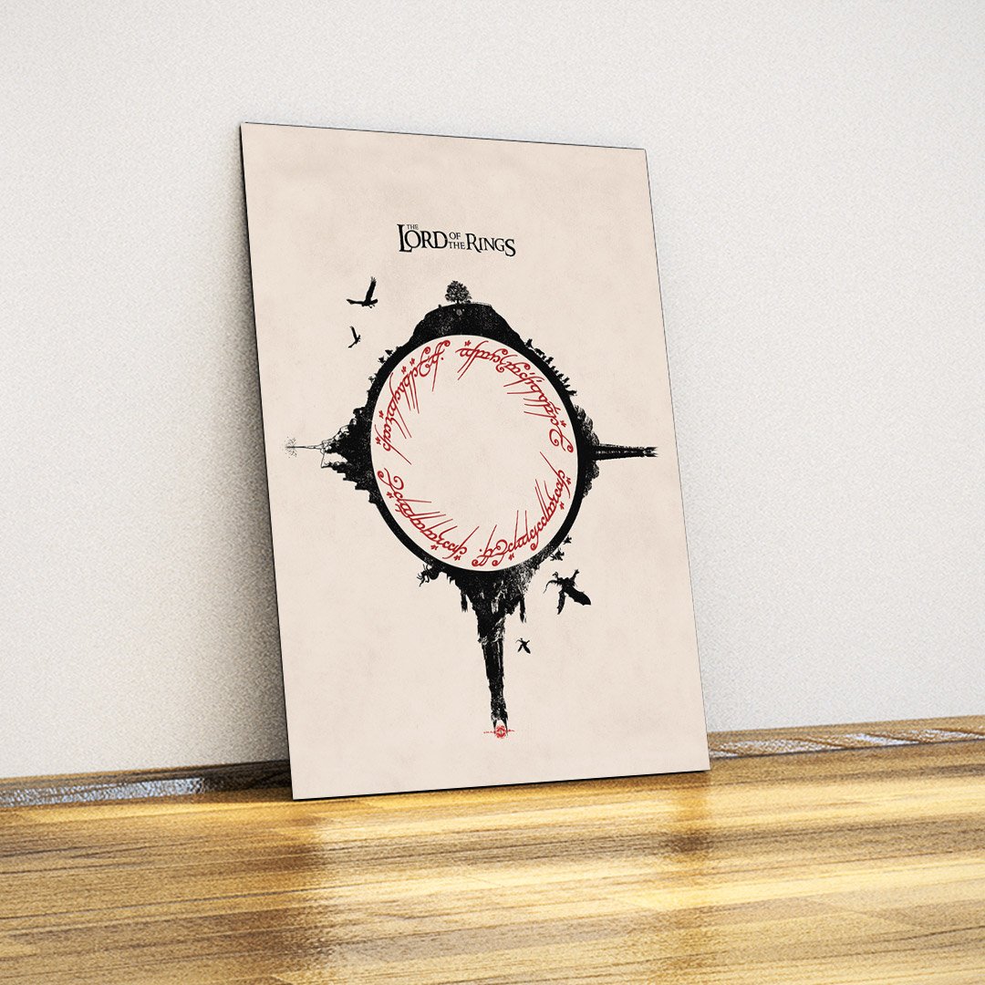 Javvuz - Yüzüklerin Efendisi - Metal Poster