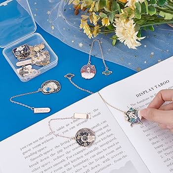 Amazon.co.jp: PH PandaHall 8本 宇宙飛行士 ブックマーク 栞