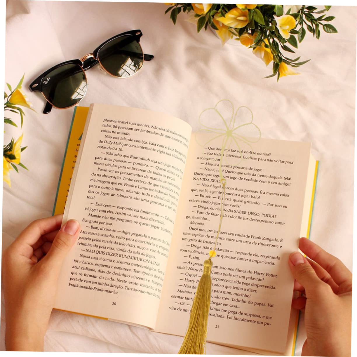 SHINEOFI 16stücke Teiliges Metall Lesezeichen Design Hohles Lesezeichen Mit Quaste Für Buchliebhaber Dekorative Für Leseratten Und Bücherwürmer