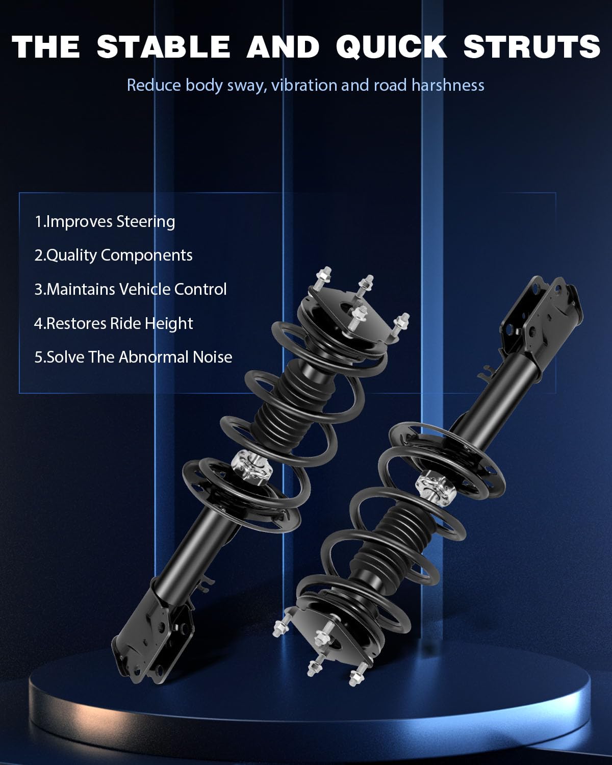 Amazon.com: ECCPP Complete Struts Spring Assembly Front