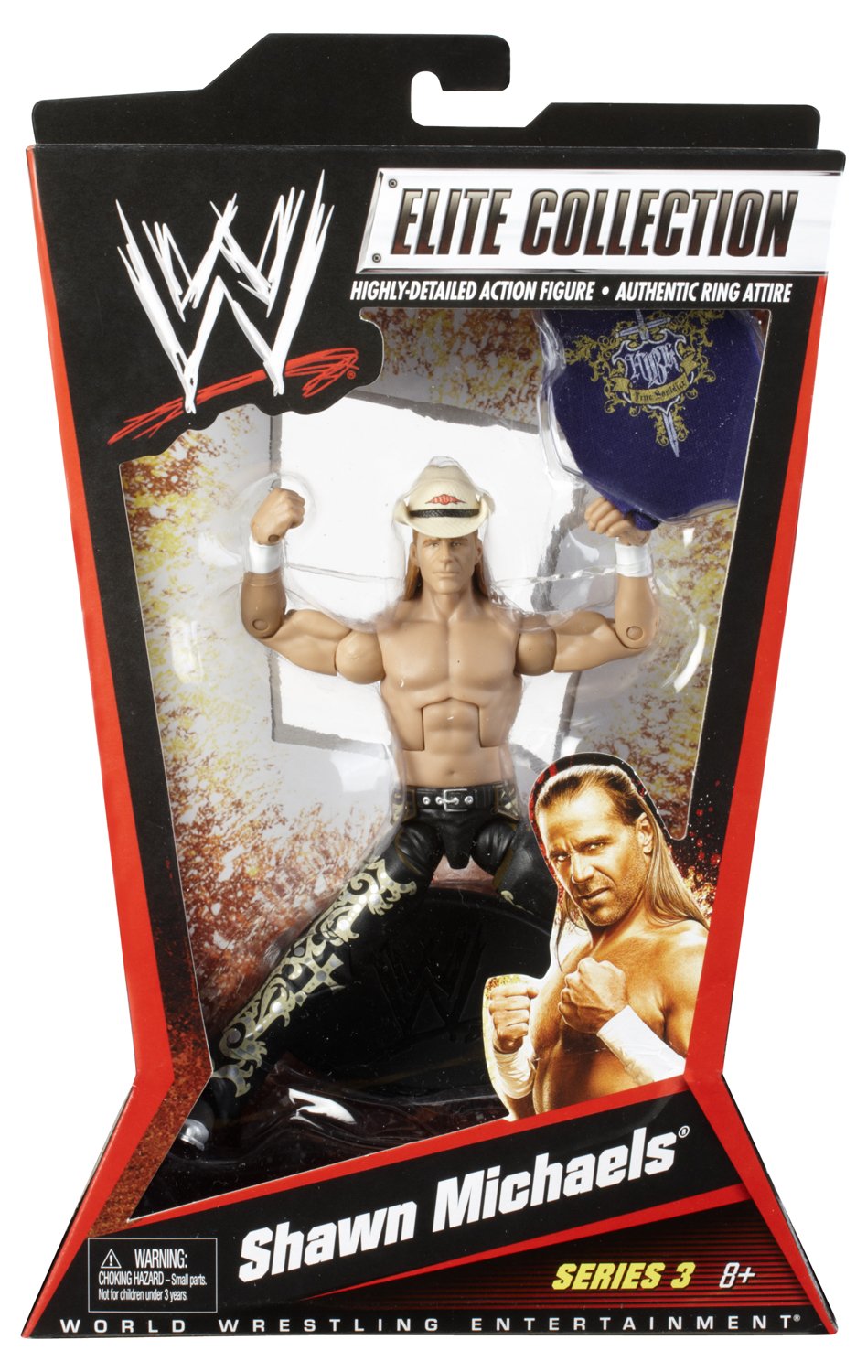WWE Shawn Michaels フィギュア シリーズ3 Amazon.com: WWE MATTEL Shawn Michaels Elite Collection Figura