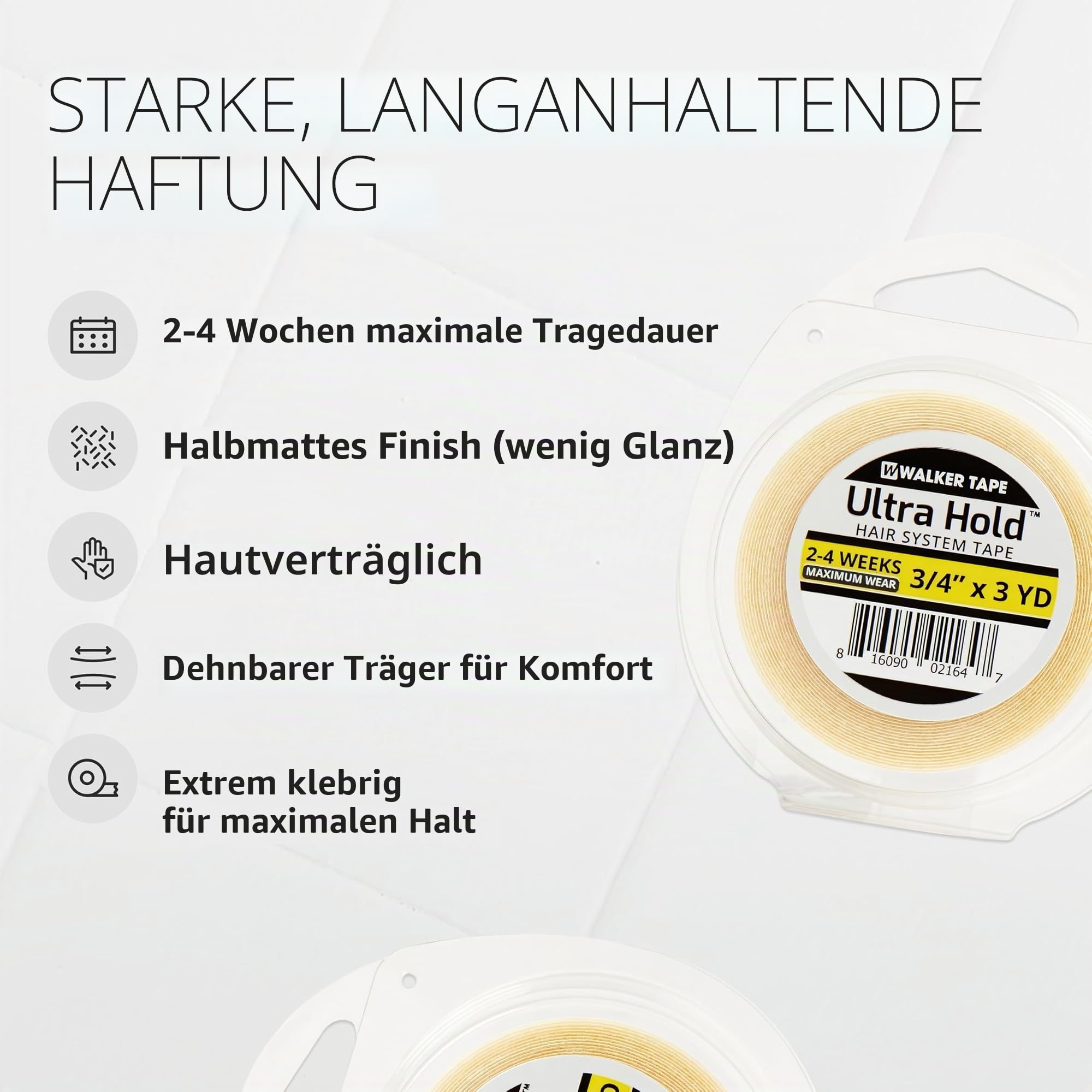 Walker Tape Ultra Hold 1,9 cm x 2,7 m.