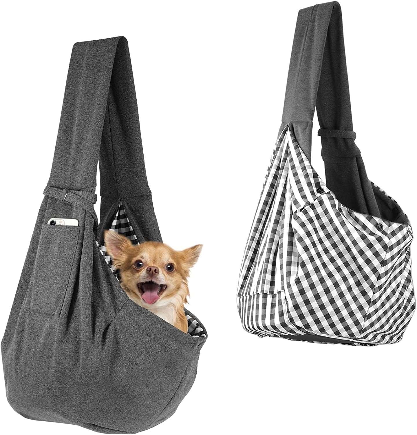 AOTWAN Puppy Sling Dog Sling Puppy Carrier for Small Dog Carrier with 2