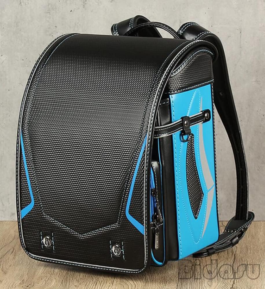 ブラック×ブルー糸 ランドセル A4フラットファイル 【Amazon限定