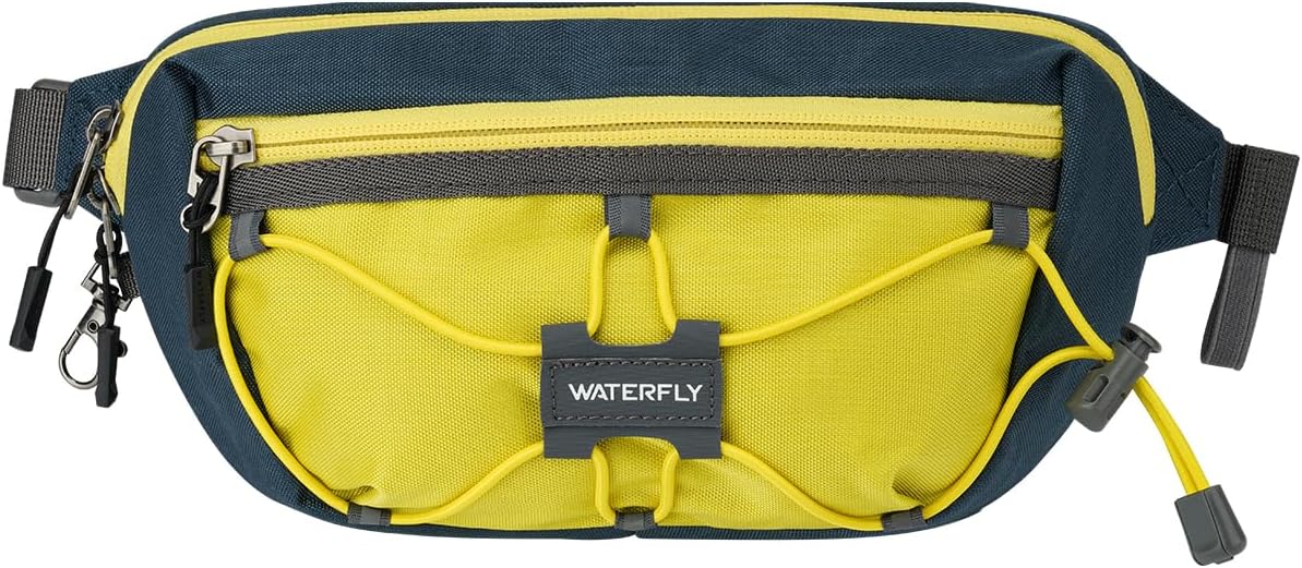 Waterfly 1.5L Slim Fanny Pack: RFID Blocking, Water-Resistant Travel Bag Waterfly 1.5L Slim Fanny Pack: RFID Blocking, Water-Resistant Travel Bag