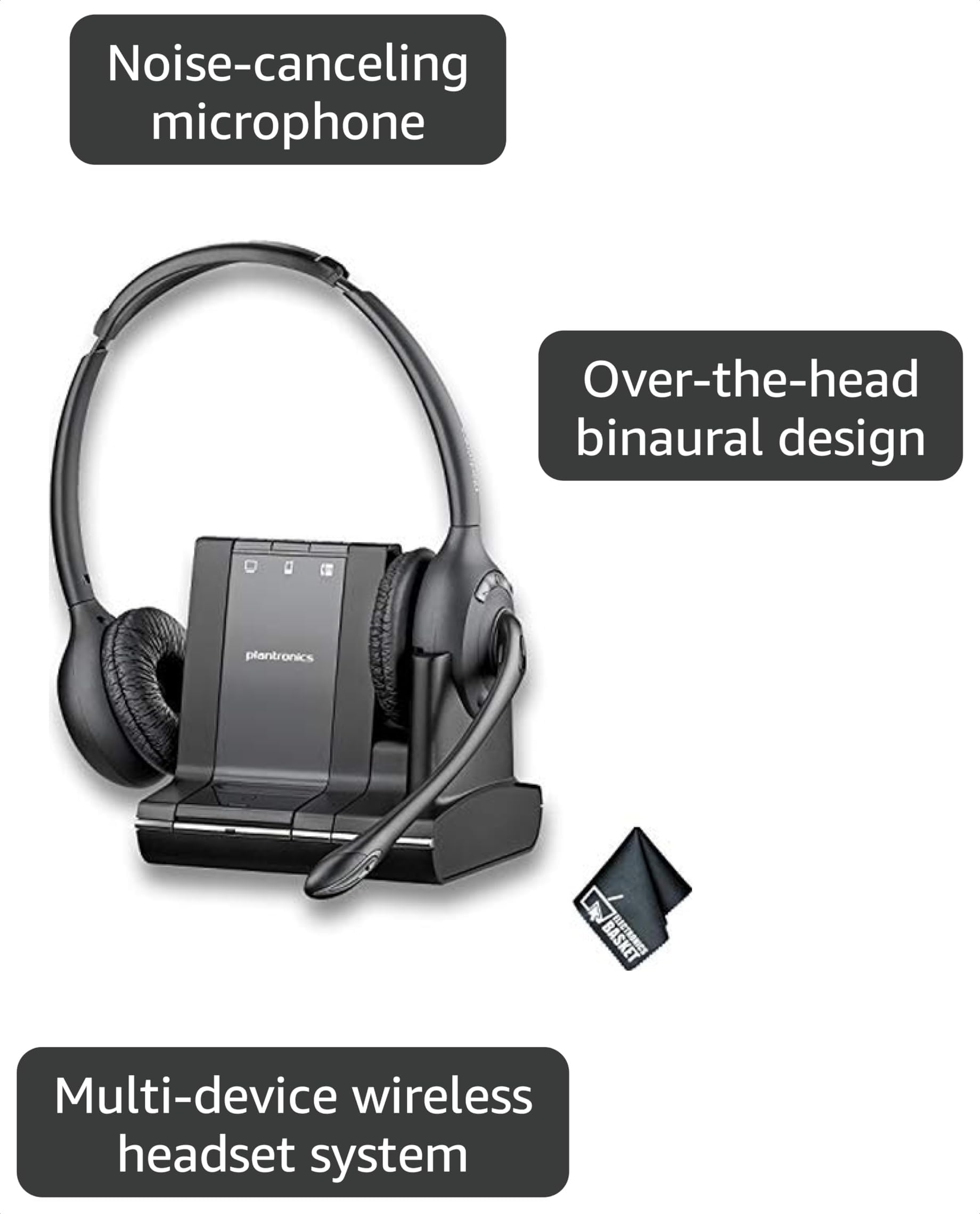 Amazon.com: Plantronics Savi W720 Multi Device Wireless Headset