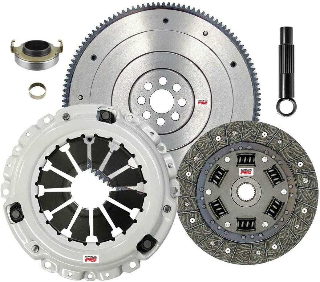 ClutchMaxPRO Heavy Duty OEM Clutch Kit with Flywheel Compatible with 2002-2007 CR-V 2003-2011 Element DX EX LX SC SE 2.4L (CP08147HDFW-CK)