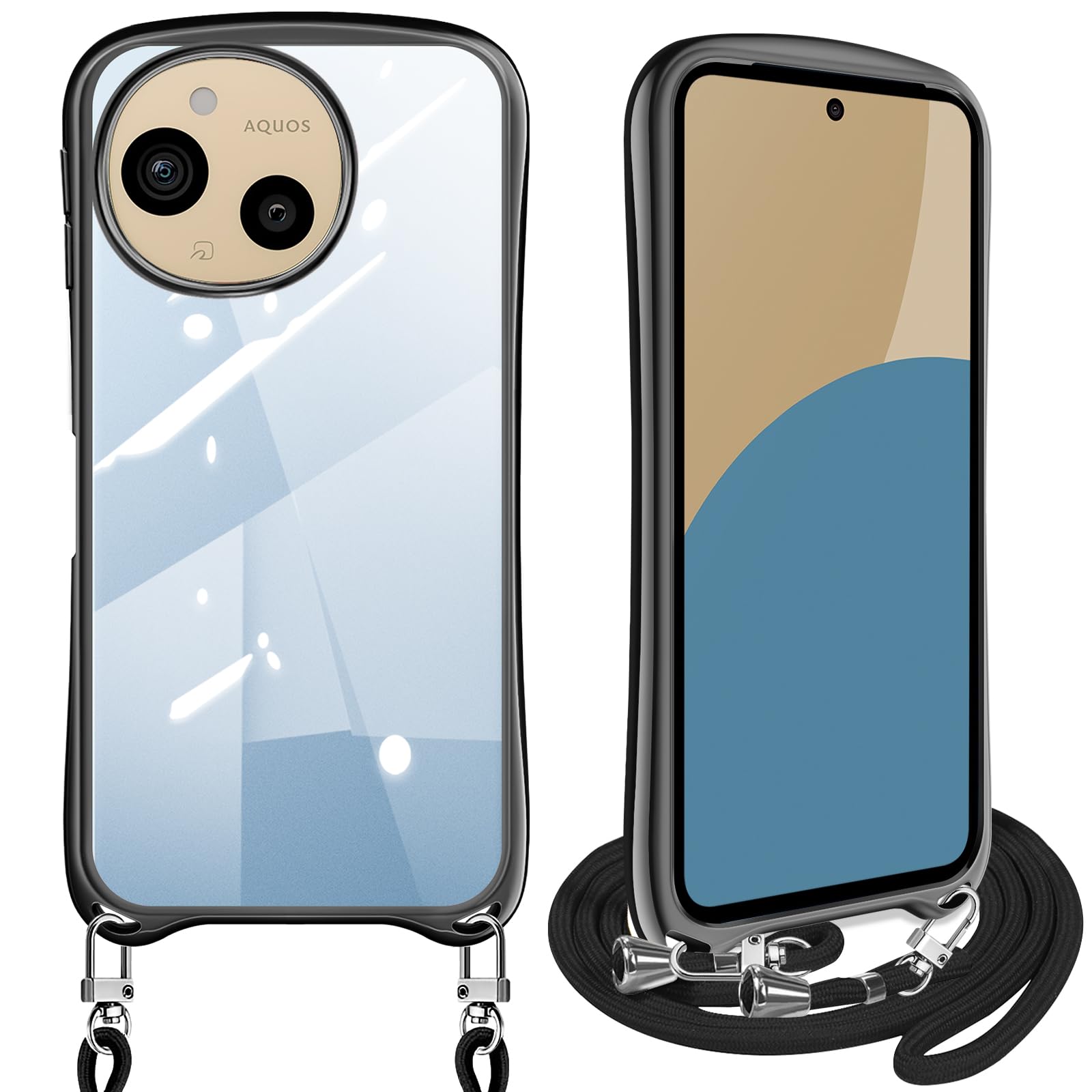 AQUOS sense9 本体 128gb 美品 ケース付き AQUOS sense9 SH-53E SHG14 SH-M29 ケース カバー ハイブリッド
