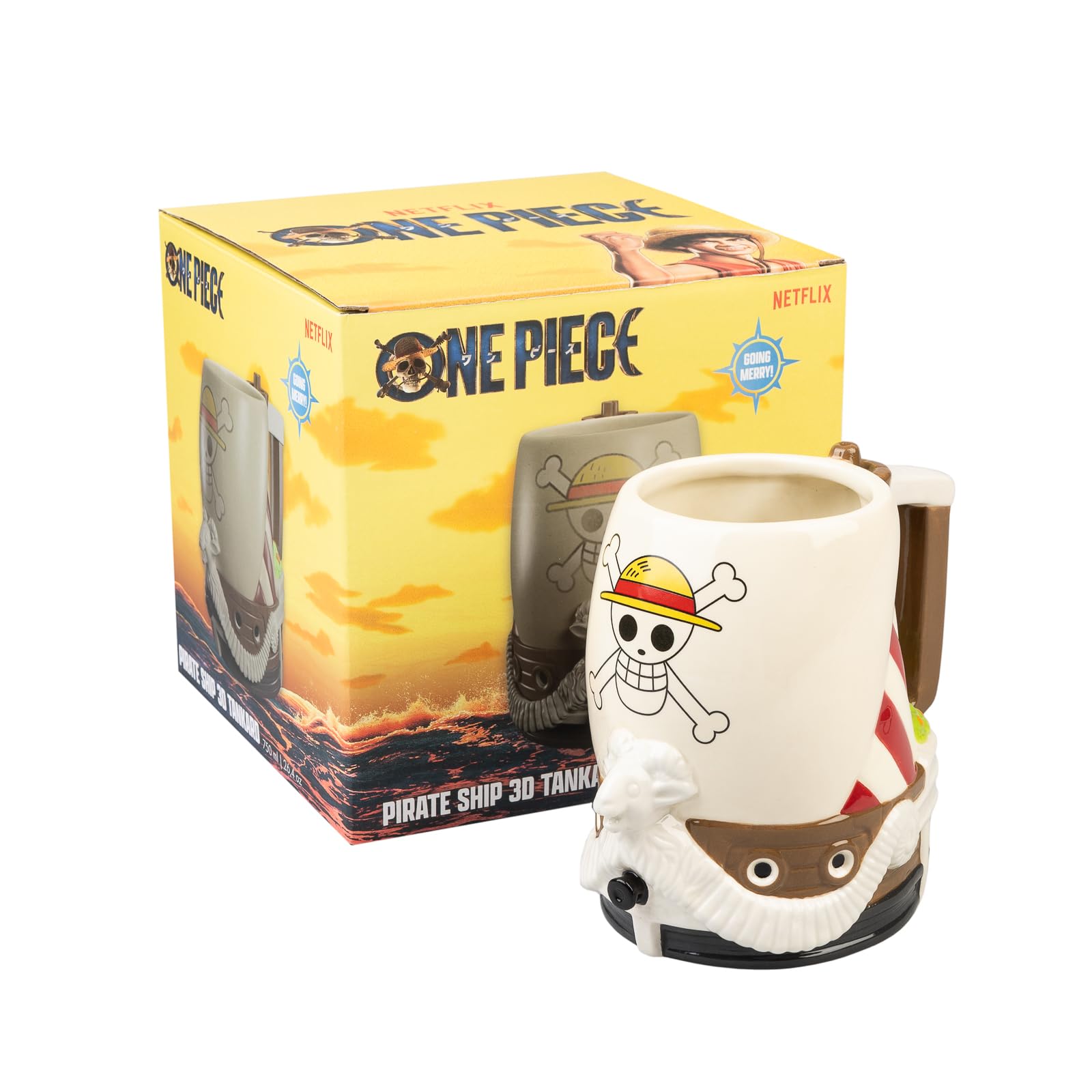 Grupo Erik 3D Tankard - One Piece Manga | 800ml