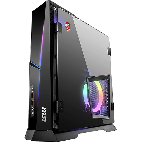 MSI MPG Trident AS 10SD-1027US SFF Gaming Desktop, Intel Core i7-10700F, GeForce RTX 2070 Super, 16GB Memory, 1TB SSD, WiFi 6, USB Type-C, Windows 10 Home, Black