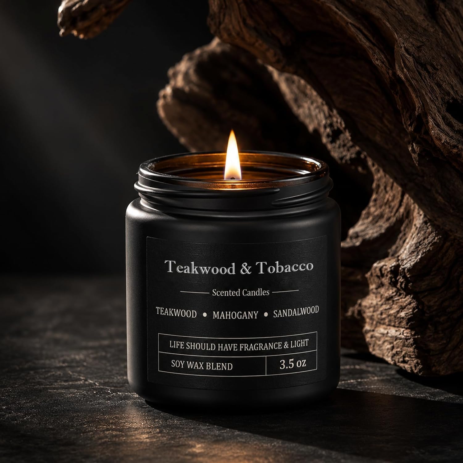 YMing 12 Pack Scented Candles for Men, Masculine Soy Candle Gift Set, 3.5 oz Each, Woody Leather Tobacco Coffee & Amber Scents, Gifts for Men Dad Husband Boyfriend