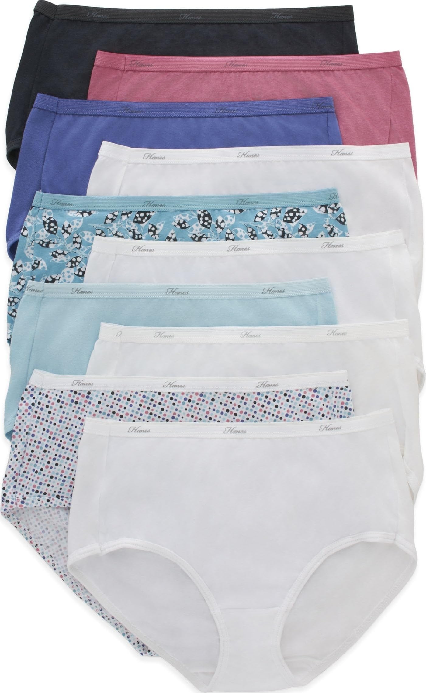 Hanes Ropa Interior (Pack de 10) para Mujer