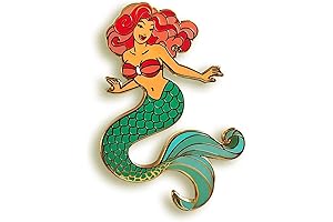 Mermaid Enamel Lapel Pin: Dive Into the Enchanting Realm of Nautical Fashion