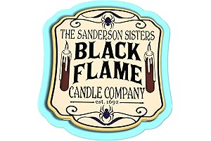 Sanderson Sister Black Flame Candle Company Cookie Cutter & Stamp Set -...