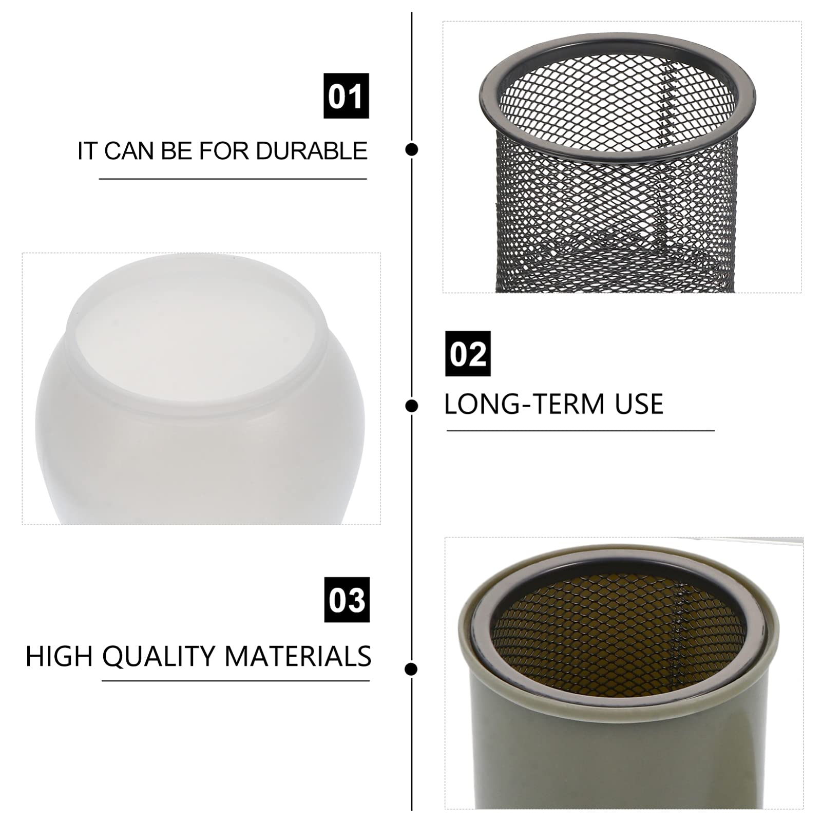 Cubo De Lavado Resistente Para Pintura Al Óleo 3 Unidades Filtro De Limpieza Para Bolígrafos Limpiador De Pinceles Artísticos