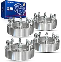 Vista 278 de KAX Espaciadores de rueda 4x4, adaptadores de espaciadores de rueda de 1" con pernos de 1/2" x20, diámetro del cubo de 59 mm, 2 piezas para Xpress