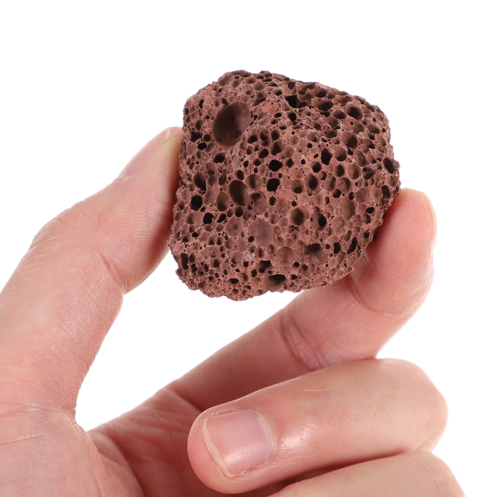iplusmile Pierre De Lave Volcanique pour Aquarium 6X6X6 Cm Roche Volcanique Naturelle pour Filtration Et Décoration De Réservoir d'eau Douce Et Marine Support De Filtre Et Substrat Aquarium