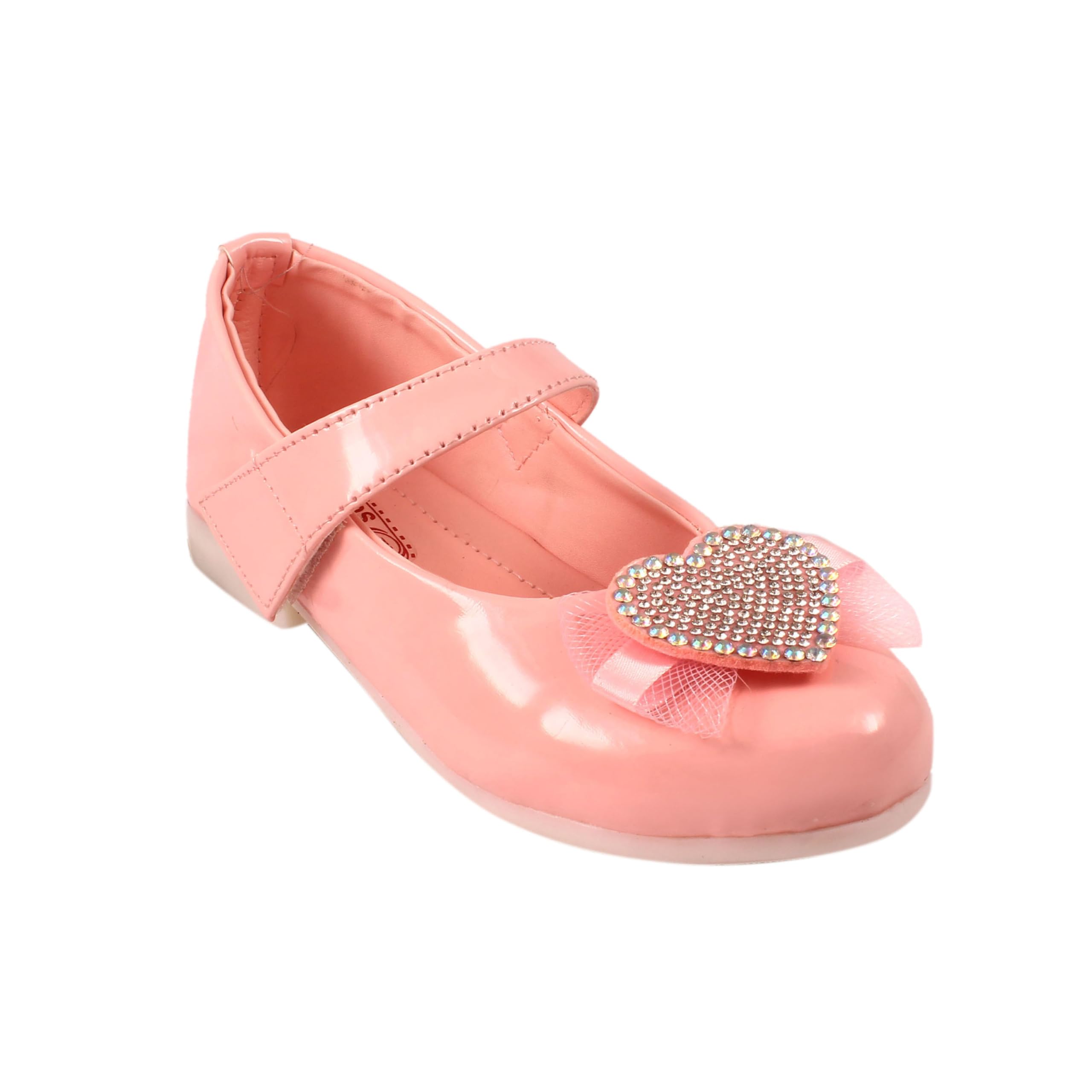 RGK Heart Tie Belly Long Shoes Mary Jane Shoes Sandals Slippers Booties for Baby Girls of 3 Years | 4 Years | 5 Years | 6 Years | 7 Years | 8 Years | 9 Years (Pink, 8) (B0CXDNR3YP) Amazon Price History, Amazon Price Tracker