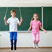 Vista 6 de Beaded Jump Rope 1 Pack/2 Pack, ACEONE Segmented Skipping Rope for Kids Adults, Adjustable Tangle-Free Toddler Jumping Rope for Fitness Exercise