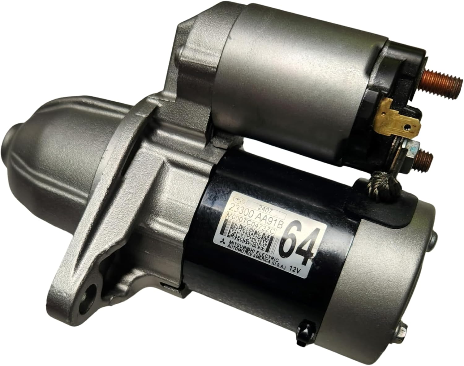 SB Parts OEM Starter Replacement Compatible with Subaru Ascent (2.4L) 2019 2020 2021