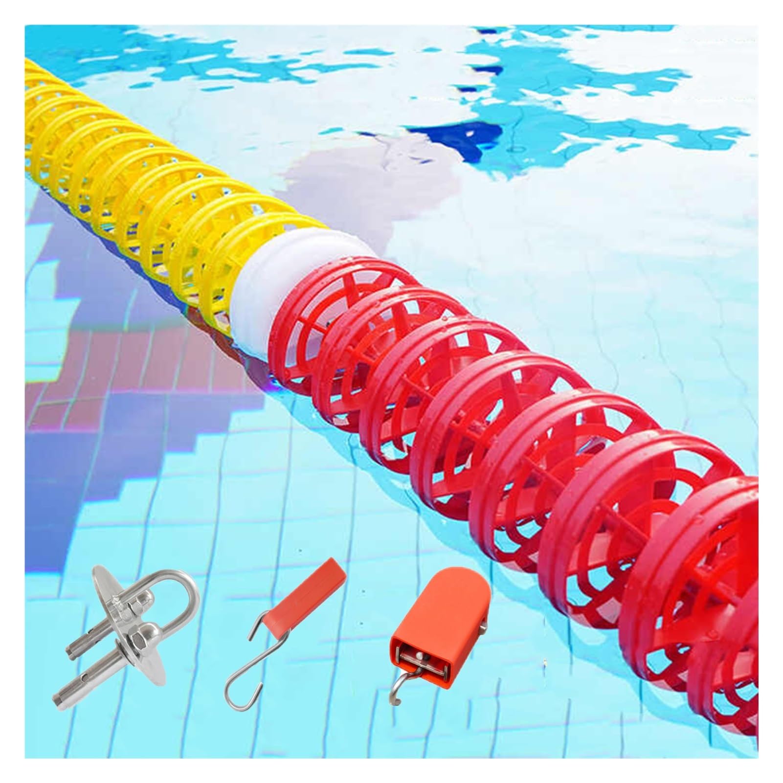 Kit bouée de sécurité piscine pour sécuriser la zone peu profonde