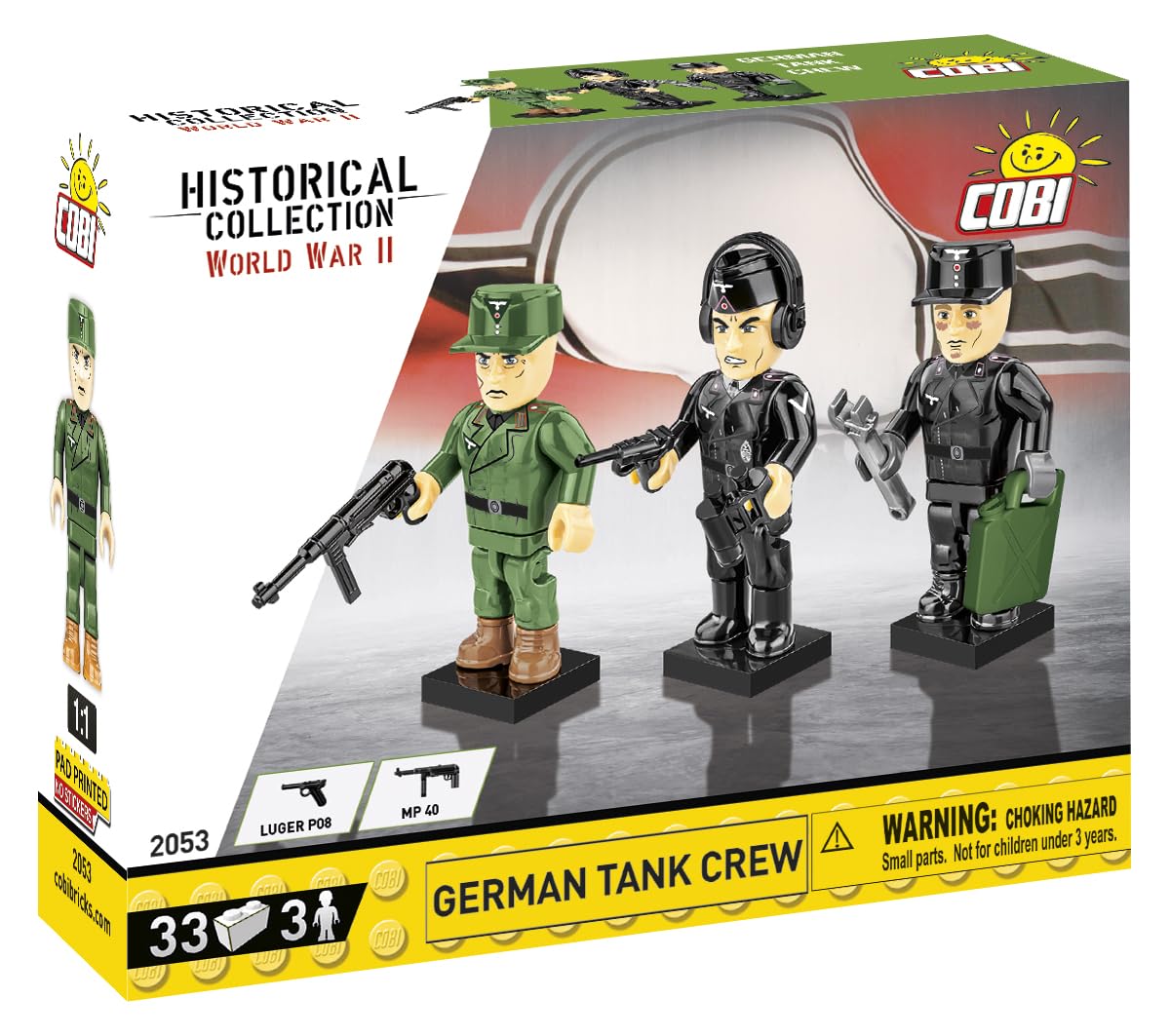 COBI Historical Collection World War II 2053 German Tank Crew